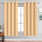 Cotton Gingham Check Yellow 5ft Window Curtains Pack Of 2 freeshipping - Airwill