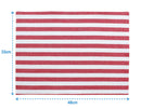 Cotton Candy Stripe Placemats Pack of 4 freeshipping - Airwill