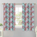 Cotton Vein Leaf 5ft Window Curtains Pack Of 2 freeshipping - Airwill