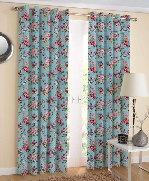 Cotton Sophia Long 9ft Door Curtains Pack Of 2 freeshipping - Airwill