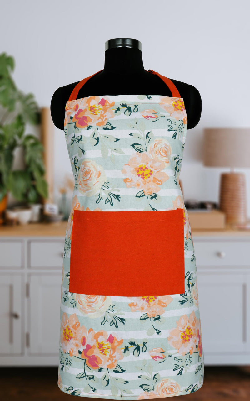 Cotton Stella With Solid Pocket Free Size Apron Pack Of 1 freeshipping - Airwill