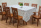 Cotton Kathambari Leaf 8 Seater Table Cloths Pack of 1 freeshipping - Airwill