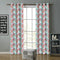 Cotton Vein Leaf 7ft Door Curtains Pack Of 2 freeshipping - Airwill