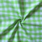 Cotton Gingham Check Green 5ft Window Curtains Pack Of 2 freeshipping - Airwill