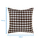 Cotton Gingham Check Brown Cushion Covers Pack Of 5 freeshipping - Airwill