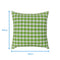 Cotton Gingham Check Green Cushion Covers Pack Of 5 freeshipping - Airwill
