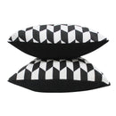 Cotton Classic Diamond Black Cushion Covers Pack Of 5 freeshipping - Airwill