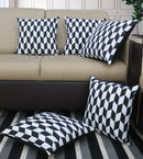 Cotton Classic Diamond Black Cushion Covers Pack Of 5 freeshipping - Airwill