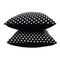 Cotton Polka Dot Black Cushion Covers Pack Of 5 freeshipping - Airwill