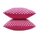 Cotton Polka Dot Pink Cushion Covers Pack Of 5 freeshipping - Airwill