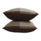 Cotton 4 Way Dobby Brown Cushion Covers Pack Of 5