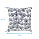 Cotton Single Leaf Black Cushion Covers Pack Of 5 freeshipping - Airwill