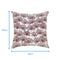 Cotton Single Leaf Maroon Cushion Covers Pack Of 5 freeshipping - Airwill
