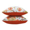 Cotton Orange Floral Cushion Covers Pack Of 5 freeshipping - Airwill