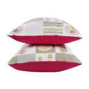 Cotton Check Floral Cushion Covers Pack Of 5 freeshipping - Airwill