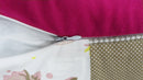 Cotton Check Floral Cushion Covers Pack Of 5 freeshipping - Airwill