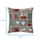 Cotton Xmas Heart Cushion Covers Pack Of 5 freeshipping - Airwill
