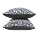 Cotton Grey Damask Cushion Covers Pack Of 5 freeshipping - Airwill