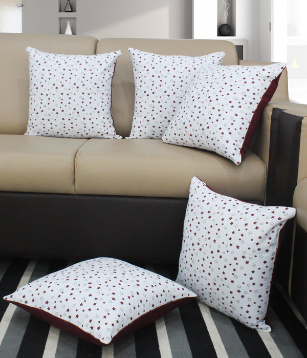 Cotton Ricco Star Cushion Covers Pack Of 5 freeshipping - Airwill