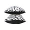 Cotton White Tiger Stripe Cushion Covers Pack Of 5 freeshipping - Airwill