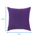 Cotton Solid Violet Cushion Covers Pack of 5 freeshipping - Airwill