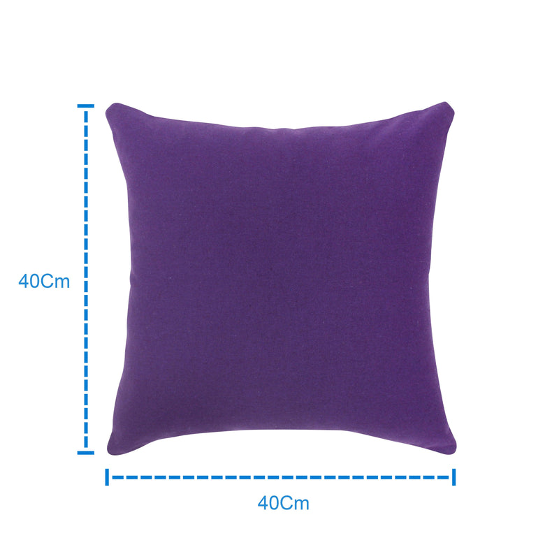 Cotton Solid Violet Cushion Covers Pack of 5 freeshipping - Airwill