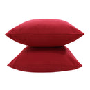 Cotton Solid Red Cushion Covers Pack of 5 freeshipping - Airwill