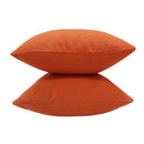 Cotton Solid Orange Cushion Covers Pack of 5 freeshipping - Airwill