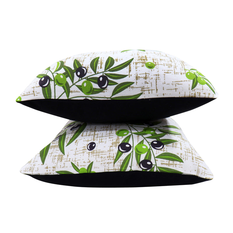 Cotton Olive Leaf Cushion Covers Pack Of 5 freeshipping - Airwill