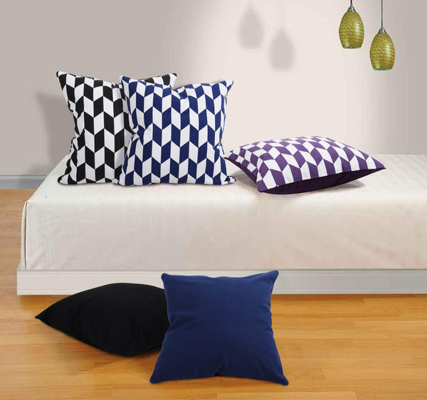 Cotton Classic Diamond Theme Designer Cushion Covers Pack of 5 freeshipping - Airwill