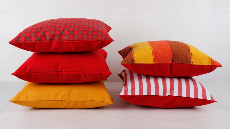 Cotton Stripe Theme Designer Cushion Covers Pack of 5 freeshipping - Airwill