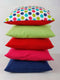 Cotton Singer Dot Theme Designer Cushion Covers Pack of 5 freeshipping - Airwill
