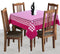 Cotton Gingham Check Pink with Border 4 Seater Table Cloths Pack of 1 freeshipping - Airwill