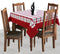 Cotton Lanfranki Red with Border 4 Seater Table Cloths Pack of 1 freeshipping - Airwill