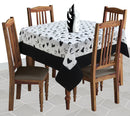 Cotton White Heart with Border 4 Seater Table Cloths Pack of 1 freeshipping - Airwill