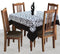 Cotton White Tiger Stripe with Border 4 Seater Table Cloths Pack of 1 freeshipping - Airwill