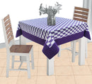 Cotton Classic Diamond Purple with Border 2 Seater Table Cloths Pack of 1 freeshipping - Airwill