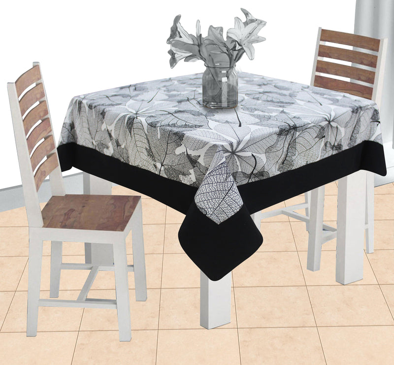 Cotton Palm Leaf with Border 2 Seater table Cloths Pack of 1 freeshipping - Airwill