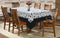 Cotton White Heart with Border 6 Seater Table Cloths Pack of 1 freeshipping - Airwill