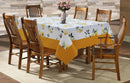 Cotton Elan Flower with Border 6 Seater Table Cloths Pack of 1 freeshipping - Airwill
