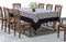 Cotton Gingham Check Black with Border 8 Seater Table Cloth Pack of 1 freeshipping - Airwill
