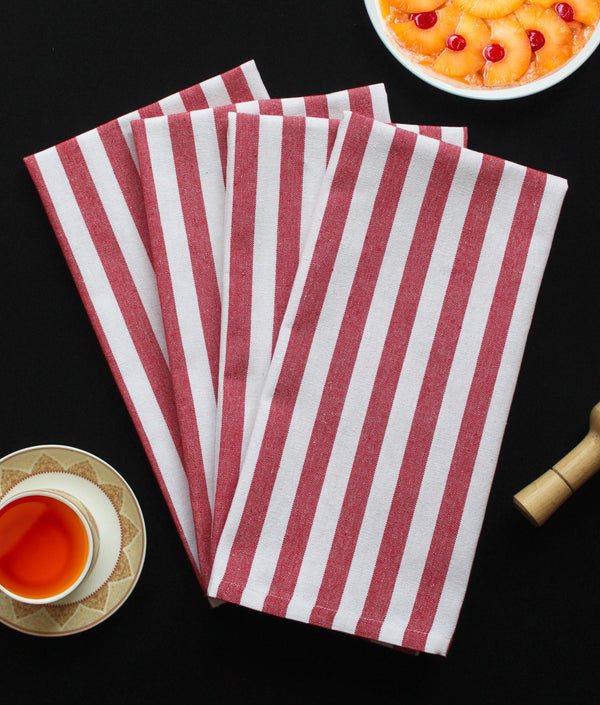 Cotton Candy Stripe Kitchen Towels Pack of 4 freeshipping - Airwill